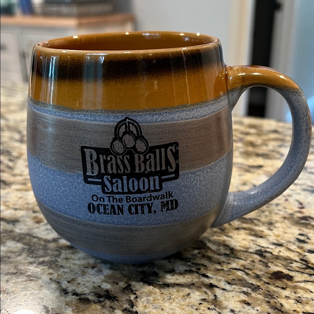 Brown and Gray Ceramic Mug